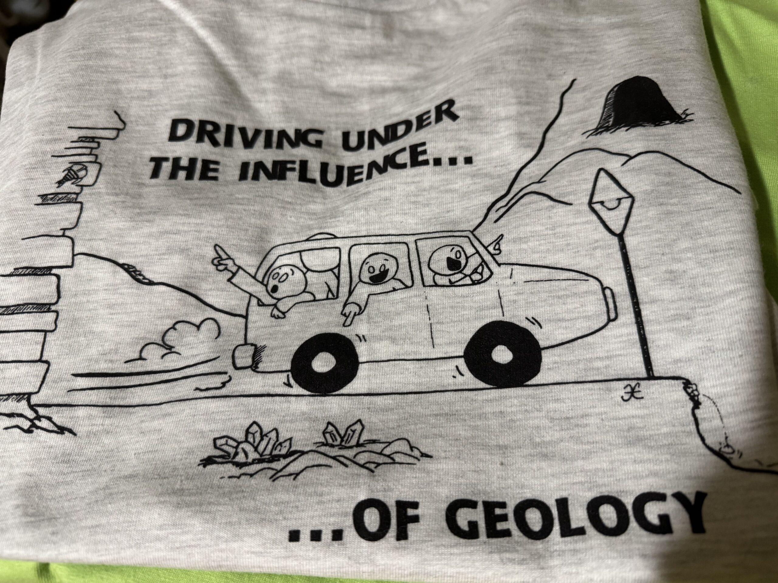 2XL Driving Under the Influence ... of Geology Ash Gray